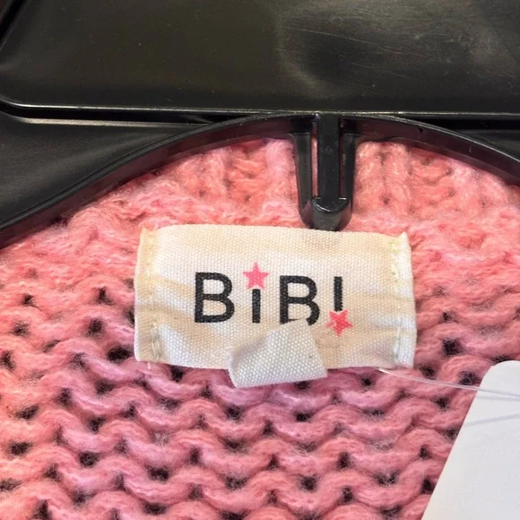 BiBi Floral Knit Sweater - Pink and Orange - Picture 4 of 5